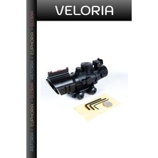 Veloria Özel Seri Taktik Ürün Nişan Dürbünü Açık Hava Spike 4X32 Combact Scope