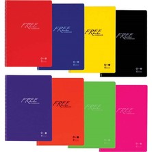 Keskin Color Free A4 100 Yaprak Çizgili Pp Kapak Defter