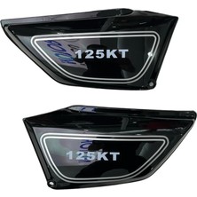 Kaly Mondial 125 KT Yan Kapak Takımı Siyah