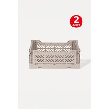 2 Adet - Aykasa Minibox Sand Katlanabilir Kasa 261710