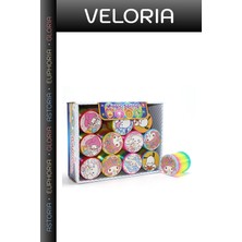 Veloria Sanrio Karakterli Magic Spring Stres Yayı 12'li Oyun Sepeti Eğlence Gereci