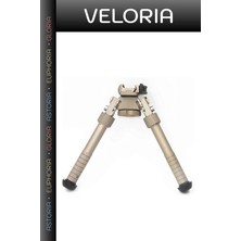 Veloria Premium Ray Uyumlu Arazi Aksesuarı Mobil Ekipman Super x Tac Picatinny Rail 22 mm Hareketli Bipod