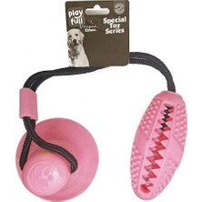 Nct 10 Yapışkanlı Ödül Hazneli Köpek Oyuncağı 5X12X56 cm Pembe Clz