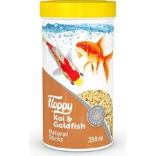 Floppy Koı&goldfısh Natural Stıcks 250ML 12LI