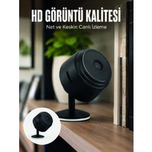 Elektronikçim A9 Mini Wi-Fi Güvenlik Kamerası Hd Gece Görüşlü Hareket Algılamalı Kablosuz Ip Kamera