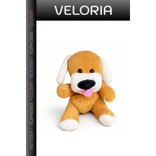 Veloria Delux Serisi Kaliteli Tasarım Arkadaş Sevimli Peluş Oyuncak Köpek