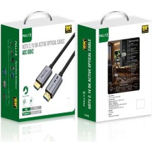 Fully HDMI Kablo 8k  Fiber 10 mt