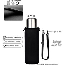 Belirtilmemiş 0,75 Lt. Adventure&klasik Termos ile Uyumlu Omuz Askılı Neopren Kılıf