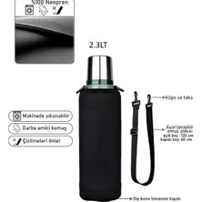 Belirtilmemiş 2.3 Lt. Termos ile Uyumlu Omuz Askılı Neopren Kılıf