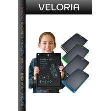 Veloria Taşınabilir Ekran Hafif Cihaz Ofis Gereci Tablet Hassas Dijital Grafik Yazı Tahtası LCD 8.5 Inc