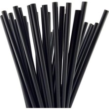 Ofis Turka Miopack Nice Plast Kalın Siyah Frozen Pipet 100'LÜ Siyah
