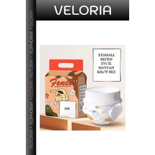 Veloria Özel Seri Köpek Bezi Bakım Ürünü Xxsmall Beden Evcil Hayvan Kilot Bez - Ultra Emici - Hızlı Kuruyan