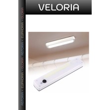 Veloria Premium Cob LED Mıknatıslı Güçlü Aydınlatma Tamirat Işığı Kamp Feneri Portatif Lamba