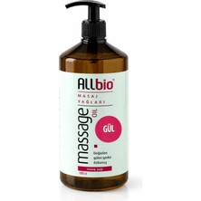 Allbio Masaj Yağı Gül 1 lt