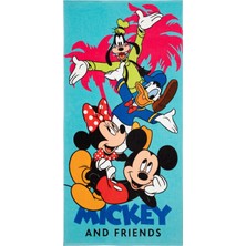 Maisonette Disney Mickey Mouse ve Arkadaşları Çocuk Plaj Havlusu 70X140 cm
