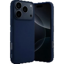 Astraltech Apple iPhone 17 Pro Max Nano Içi Kadife Silikon - Lacivert