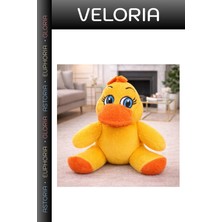 Veloria Premium Civciv Peluş Oyuncak Okul Hediyesi Dekoratif Figür Ilginç Hatıra