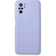 Astraltech Xiaomi Redmi Note 10 Kılıf Nano Içi Kadife Silikon - Lila