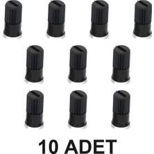 Devremarkt 10 Adet 10KOHM Dikey Potansiyometre RV09 Ayarlanabilir Direnç Pot Tırtıklı 13MM Ses Parlaklık Voltaj Ayarı Amfi Anfi Araba Teyp Güç Kaynağı Test Ölçme