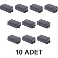 Devremarkt 10 Adet Plastik Proje Kutusu 65 x 38 x 22MM Elektronik Devre Kutusu Abs Muhafaza Arduino Sensör Projeleri