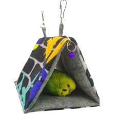 Ozzi Petshop Kuş Hamak Yuvası Süpriz Hediye - Polar Kaplamalı, Destekli Tabanlı Kuş Yatağı