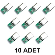 Devremarkt 10 Adet Erkek Type C To Dip Soket 4 Pin Type C Erkek Breakout Kartı Usb-C Dip Adaptör Type-C Dip Konnektör