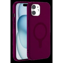 Astraltech Joko Apple iPhone 11 Z Silikon Magsafe Kapak - Bordo
