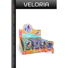 Veloria Delux Serisi Nostalji Sevenler Çocuklar Için Nostaljik Hatıra Astronot Baskılı Sulu Oyun