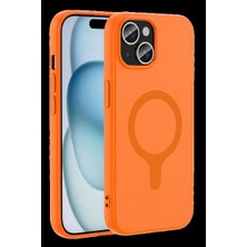 Astraltech Joko Apple iPhone 14 Z Silikon Magsafe Kapak - Turuncu