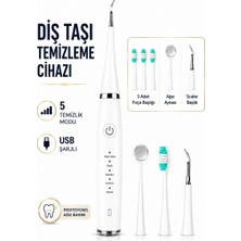 Raylax Ultrasonik Diş Taşı Sökücü Elektrikli 800MH Diş Temizleyici Diş Fırçası Temizleme Diş Beyazlatma