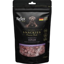 Reflex Plus Snackies Natural Manda Etli Küpler Premium Köpek Ödül Maması 170 G