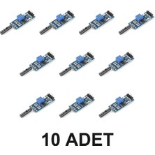 Devremarkt 10 Adet SW-18010P Titreşim Algılama Sensör Modülü Tilt Haraket Darbe Algılayıcı Anahtar Yüksek Hassasiyet Alarm No