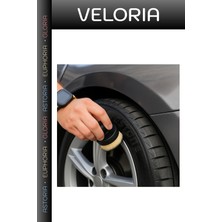 Veloria Özel Seri Oto Aksesuar Günlük Kullanım Garaj Siyah Plastik Lastik Parlatma Fırçası