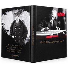 Odea St Group 2027 Atatürk Ajandası Ciltli Günlük Planlayıcı 17X24 cm