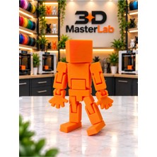 3D MasterLab 3D Baskı Küp Adam Hareketli Oyuncak Figür Eklemli Oyuncağı / 1 Adet