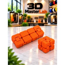 3D MasterLab 3D Baskı Sonsuz Küp Küpü Renkli Küp - Petek Desenli / 1 Adet