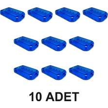 Devremarkt 10 Adet EXPK01 Mavi Kutu El Tipi Elektronik Devre Kutusu USB Prototip Test Polikarbon Şeffaf Plastik Logger Programlayıcı Iot