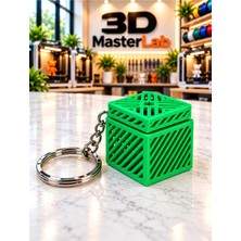 3D MasterLab 3D Baskı Tekli Clicker Mekanik Klavye Anahtarlık – Klik Sesi Çıkaran Klavye Anajtarlık & Stres Oyuncağı –