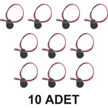 Devremarkt 10 Adet 2 Pin Type C USB Uzatma Kablosu 15CM Type C Panel Montaj Dişi Soket Kablolu Şarj Kablosu Usb-C