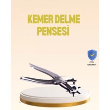 Nemere Ithalat Profesyonel Deri Delme Pensesi Döner Başlıklı Kemer Delici 6 Fonksiyonlu