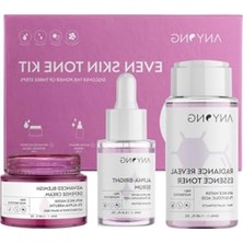 Odea Aydınlatıcı Cilt Bakım Kiti, 3 Parça Set, 50 ml + 12 ml + 20 ml