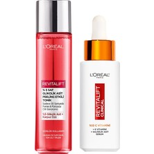 Odea L’oréal Paris Revitalift Clinical%12 Saf C Vitamini Aydınlatıcı Serum +%5 Saf Glikolik Asit Peeling Etkili Tonik 180 ml