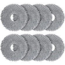 Velora 8 Adet Mikrofiber Mop Paspas Bez Seti, Robot Süpürge Için Yedek