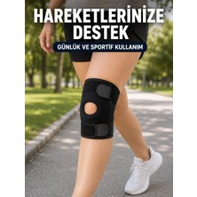 Ayarlanabilir Patella Dizlik Esnek Cırtlı Diz Kapağı Destekleyici Kısa Dizlik
