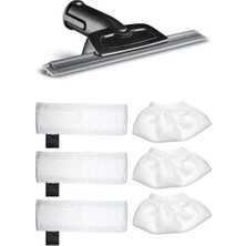 Velora Mikrofiber Cam Aparatı ile Uyumlu Yedek Seti, Buharlı Temizlik Makinesi Aksesuarı