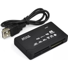 USB 2.0 Çoklu Hafıza Kartı Okuyucu – Sd, Microsd, Mmc, Memory Stick Cf Kart