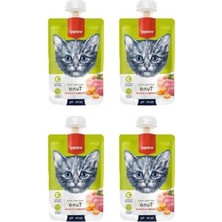 Velora Taze Ton Balıklı ve Tavuklu Kedi Et Ezmesi, 90 gr x 4 Adet