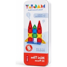 Velora Mini Manyetik Yapı Blokları: Çocuklar Için Seyahat Boy Seti