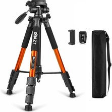 Azt Zomei Q111 10KG Kapasiteli 150CM Çantalı Pan Kafa Profesyonel Tripod Telefon Tutucu Kumanda Dslr, Aynasız Fotograf Makineleri, Kameralar ve Cep Te