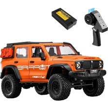 Velora Turuncu Renkli Uzaktan Kumandalı 1/12 Ölçekli Offroad Araba